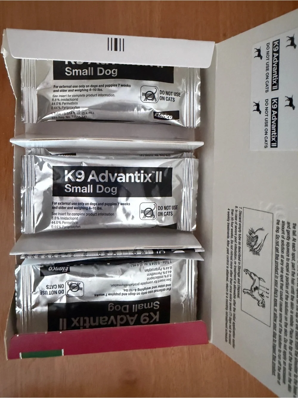 Elanco K9 Advantix II Small Dog Flea & Tick Treatment - Green